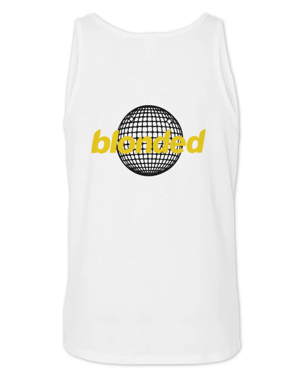 Frank Ocean BLONDED Tee – Vintage Blond Album Merch, Unisex Fan Gift Unisex Jersey Tank white xs
