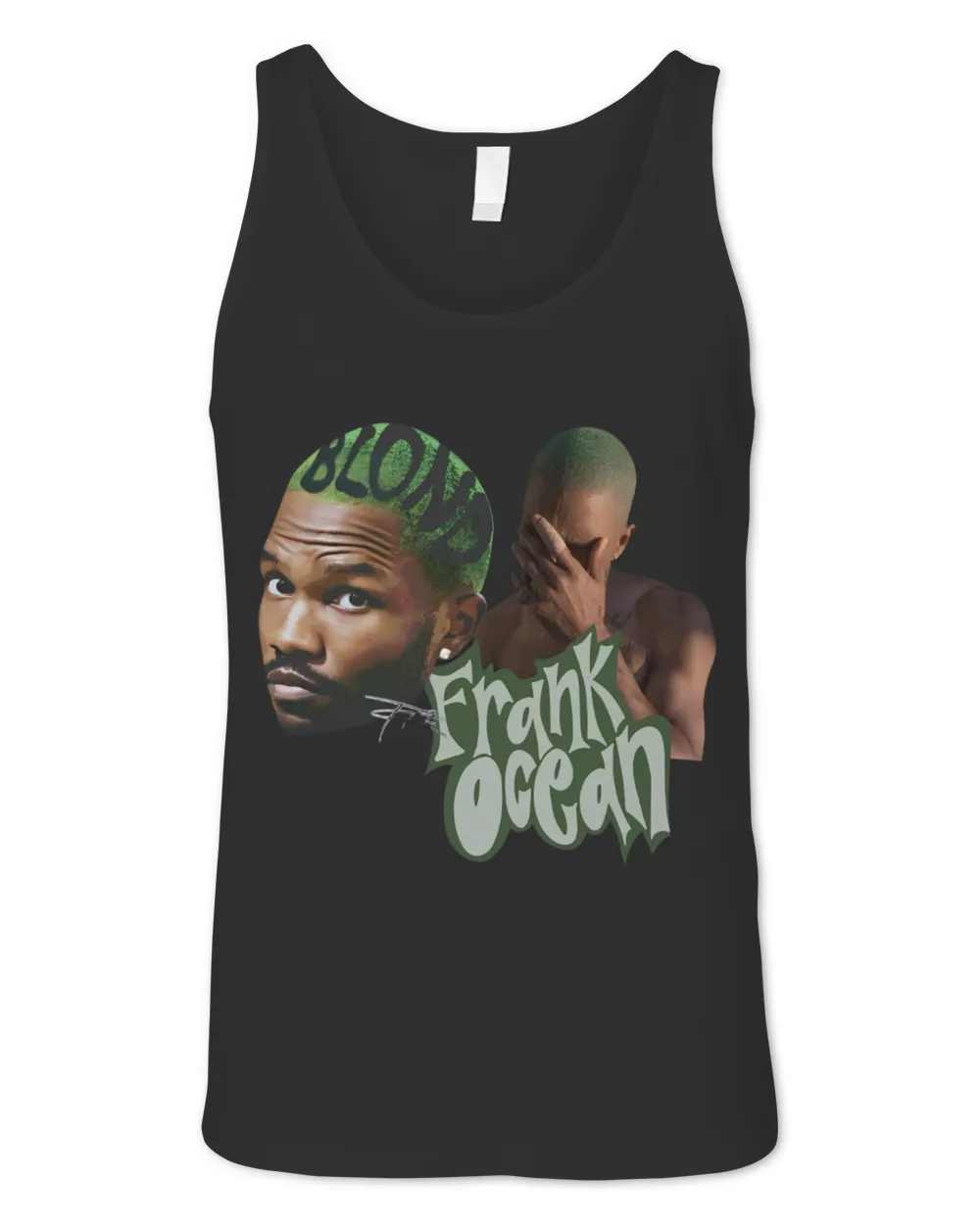 Frank Ocean BLONDED Sweatshirt – Two-Sided Blond Album-Inspired Pullover Unisex Jersey Tank black xs