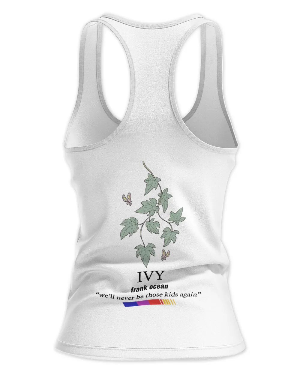 Frank Ocean Blond IVY Hoodie – Inspired Blonded Album Merch, Unisex Sweatshirt Women's Ideal Racerback Tank white xs