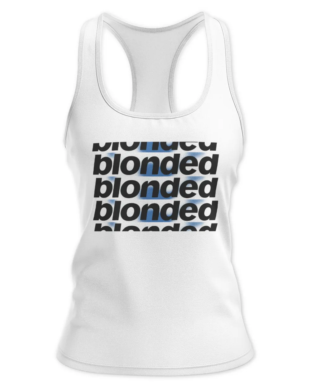 Frank Ocean Blond Hoodie – Retro Graphic Sweatshirt for Music Lovers Women's Ideal Racerback Tank white xs