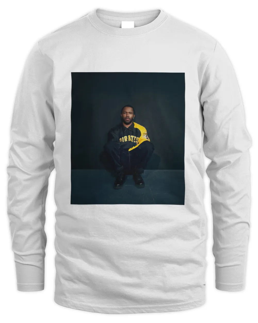 Frank Ocean Crewneck – Lightweight Unisex Blond Album Graphic Sweatshirt Men's Long Sleeved T-Shirt white s
