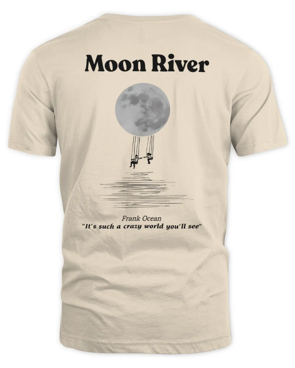 Frank Ocean Blond Moon River Hoodie – Inspired Blonded Album Unisex Sweatshirt Unisex Standard T-Shirt sand s