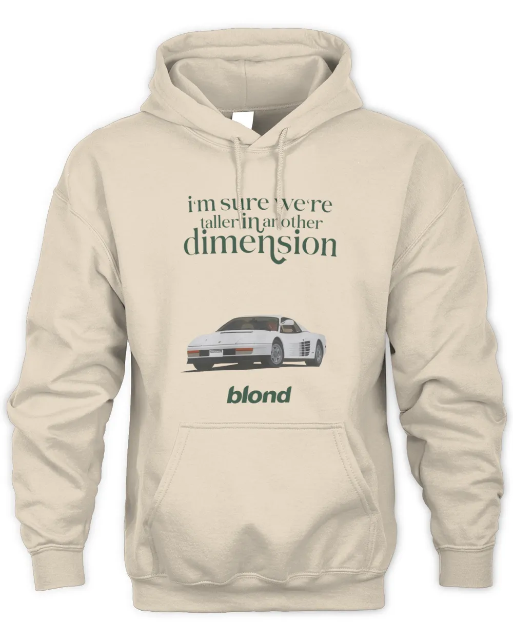 Frank Ocean Blond Sweatshirt – White Ferrari & Channel Orange Album Pullover Unisex Hoodie sand s