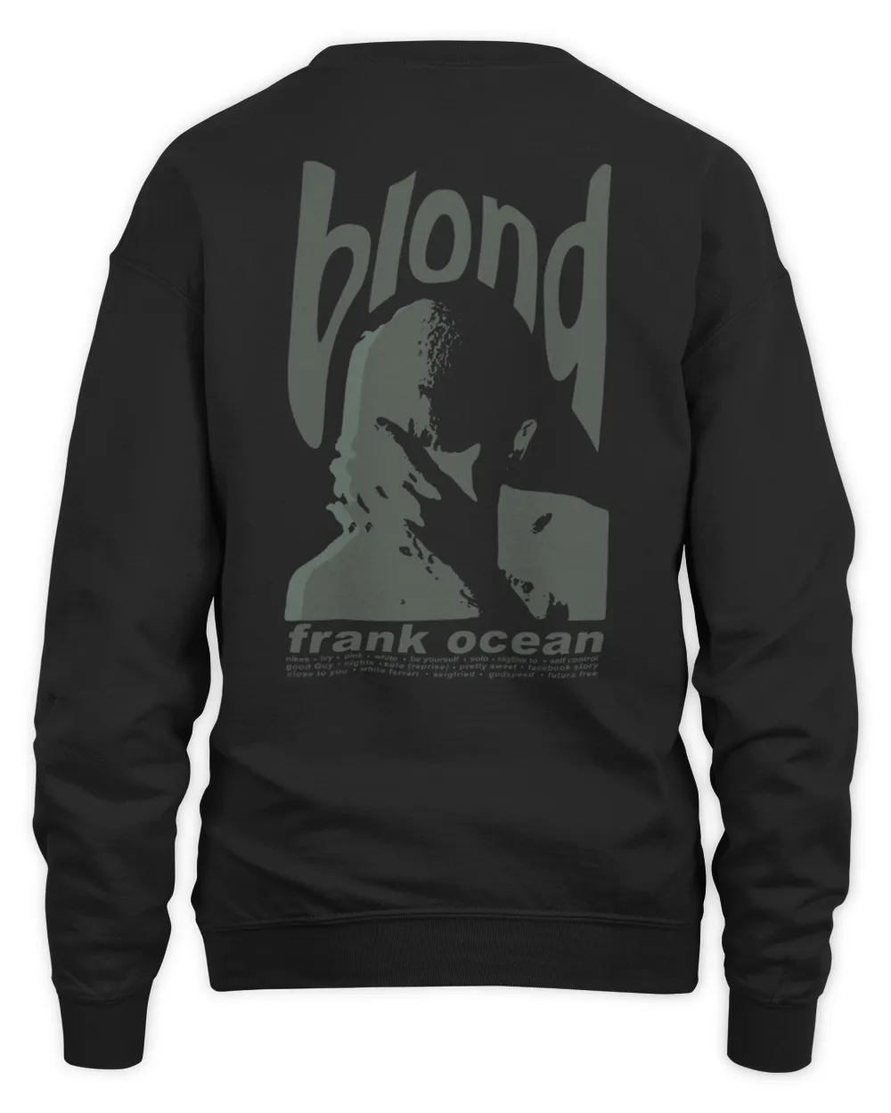 Frank Ocean Inspired Hoodie – Graphic Unisex Rap Concert Sweatshirt Unisex Sweatshirt black s