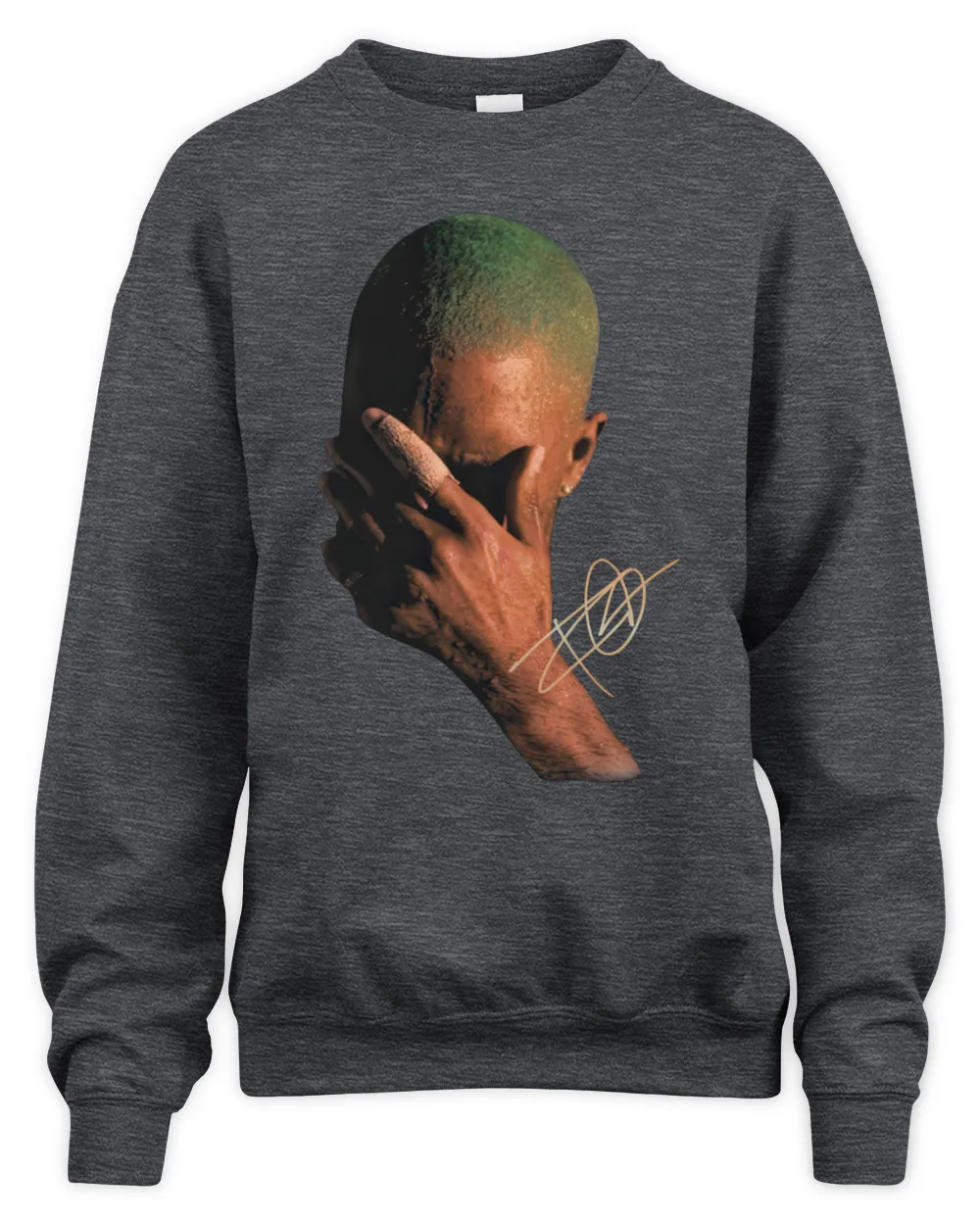Frank Ocean Signature Hoodie – Classic Merch for Music & Rap Fans Unisex Sweatshirt dark-heather s