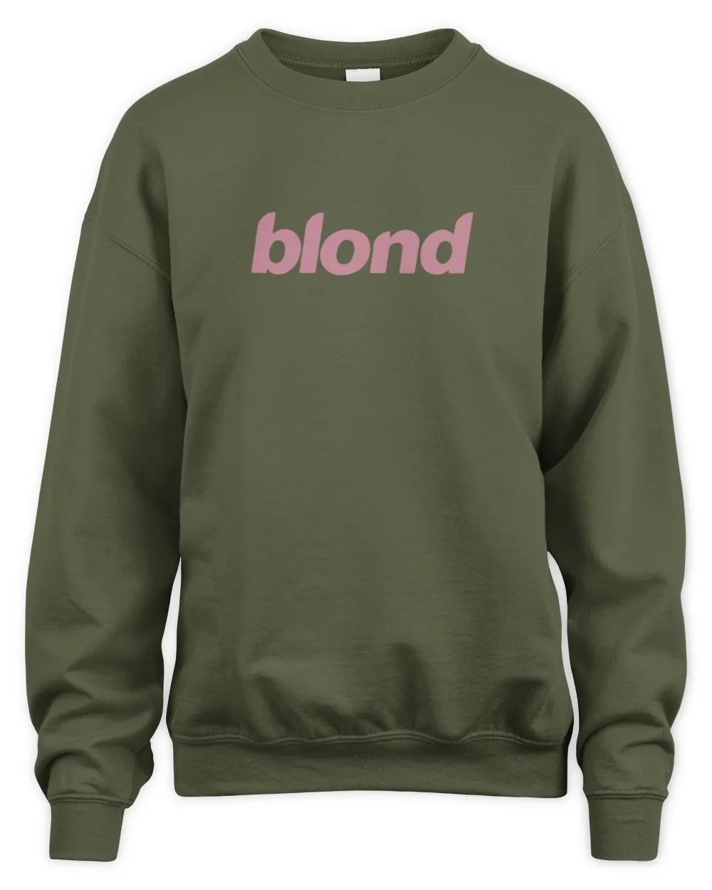 Frank Ocean Blond Hoodie – Pink Vibes Album-Inspired Sweatshirt for Fans Unisex Sweatshirt military-green s