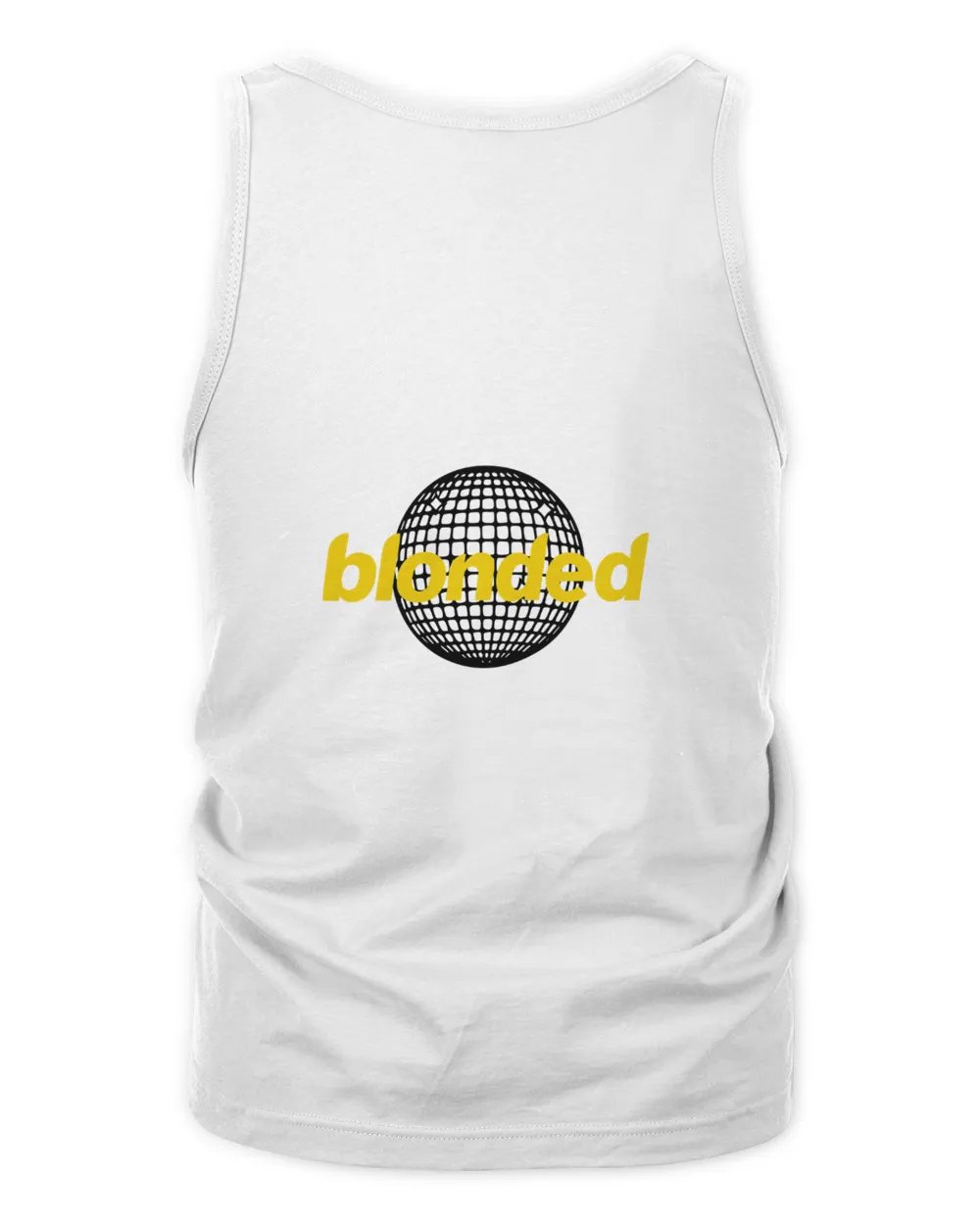 Frank Ocean BLONDED Tee – Vintage Blond Album Merch, Unisex Fan Gift Men's Tank Top white s
