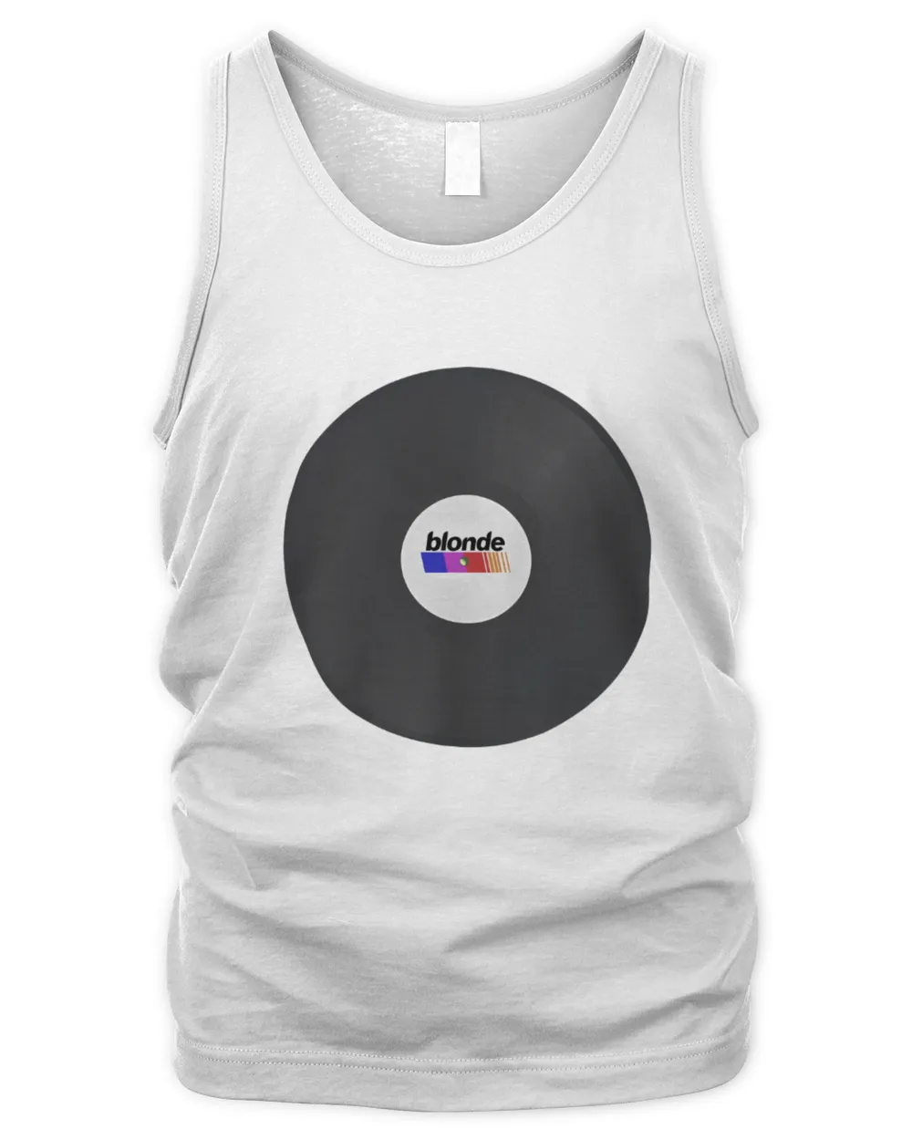Frank Ocean Sweatshirt – Blond Album Vinyl Record Graphic Pullover Men's Tank Top white s