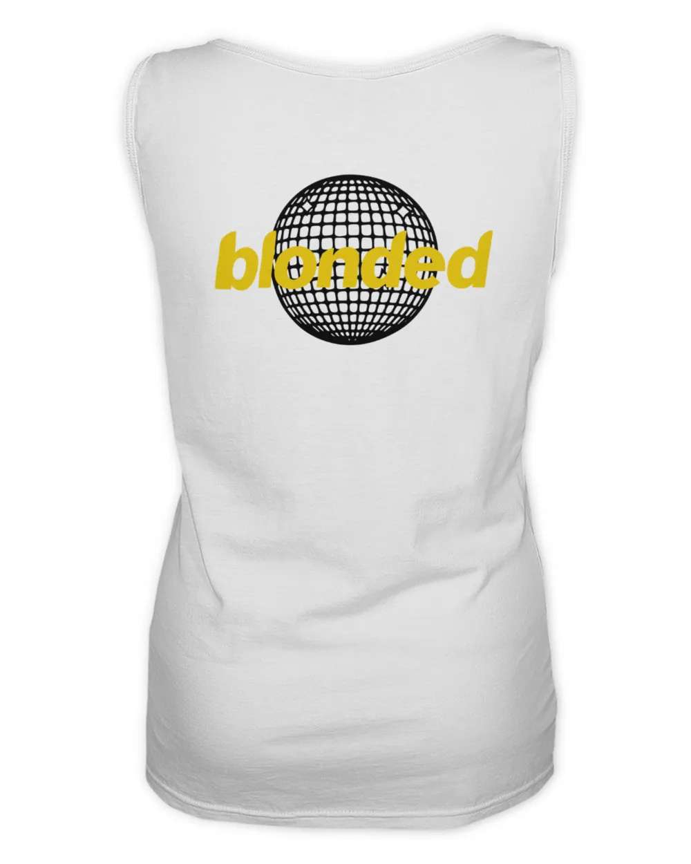 Frank Ocean BLONDED Tee – Vintage Blond Album Merch, Unisex Fan Gift Women's Tank Top white s