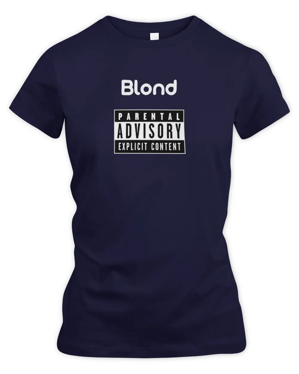 Frank Ocean Hoodie – Minimalist Blond Album Merch, Unisex Streetwear Women's Premium Slim Fit Tee navy s