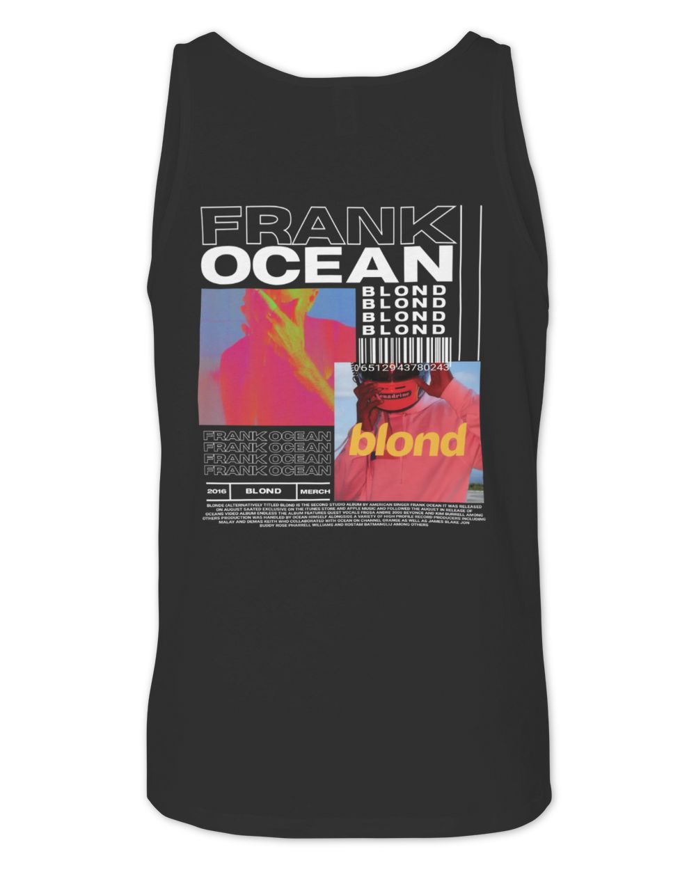 Frank Ocean Blonded Hoodie – Two-Sided Unisex Album-Inspired Hoodie Unisex Jersey Tank black xs