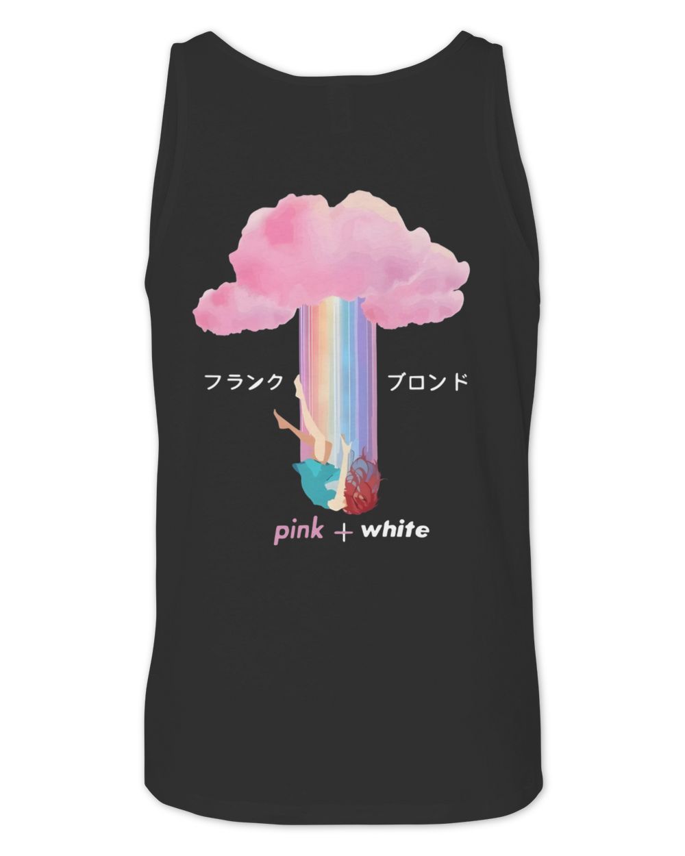 Frank Ocean Blond Hoodie – Pink Vibes Album-Inspired Sweatshirt for Fans Unisex Jersey Tank black xs