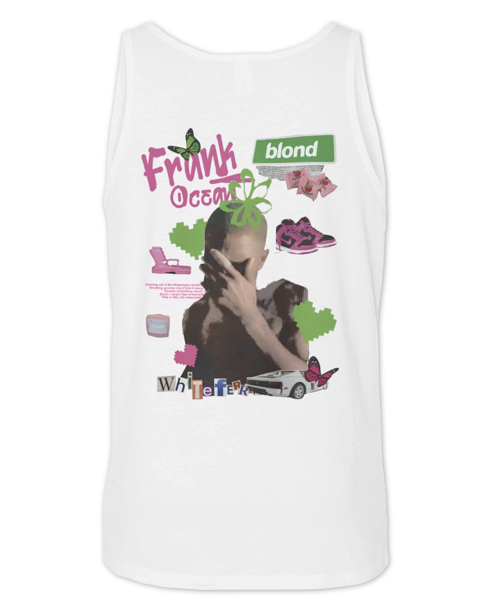Frank Ocean BLOND Hoodie – Limited Edition Album Merch, Graphic Unisex Hoodie Unisex Jersey Tank white xs