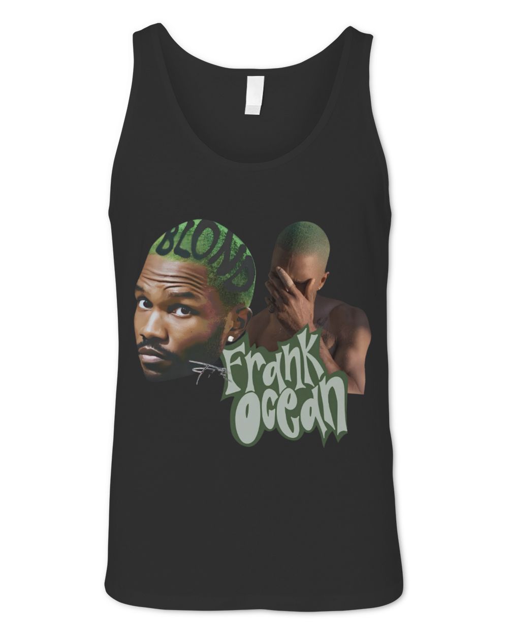 Frank Ocean BLONDED Sweatshirt – Two-Sided Blond Album-Inspired Pullover Unisex Jersey Tank black xs