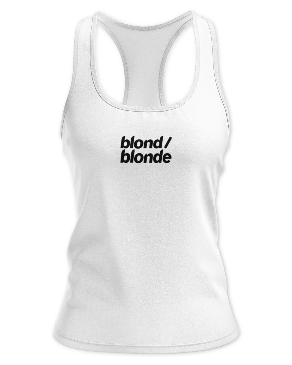 Frank Ocean Blond Moon River Hoodie – Inspired Blonded Album Unisex Sweatshirt Women's Ideal Racerback Tank white xs