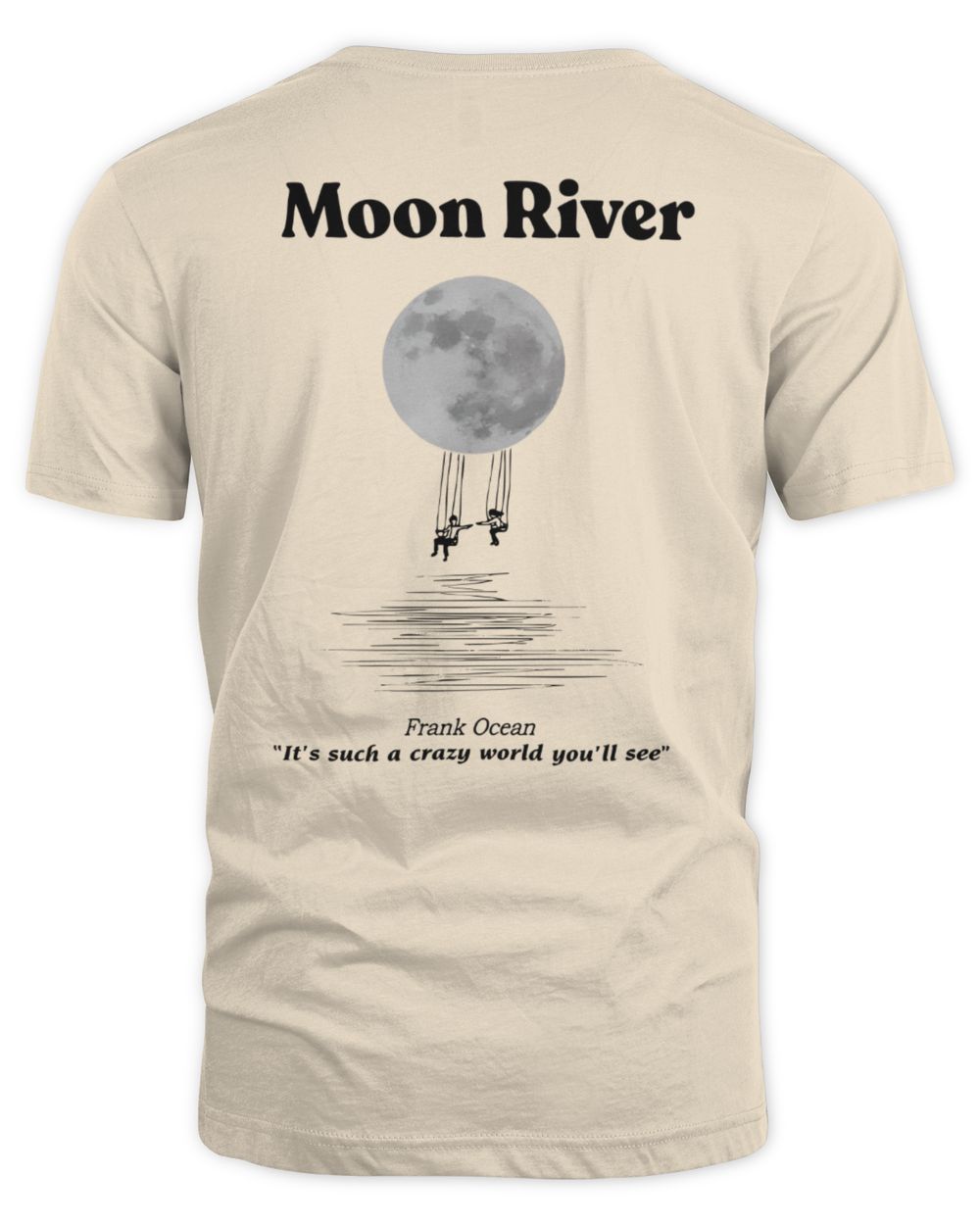 Frank Ocean Blond Moon River Hoodie – Inspired Blonded Album Unisex Sweatshirt Unisex Standard T-Shirt sand s