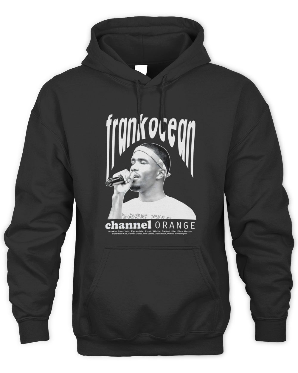 Frank Ocean Channel Orange Sweatshirt – Unisex Vintage Music Lover Gift Unisex Hoodie black s