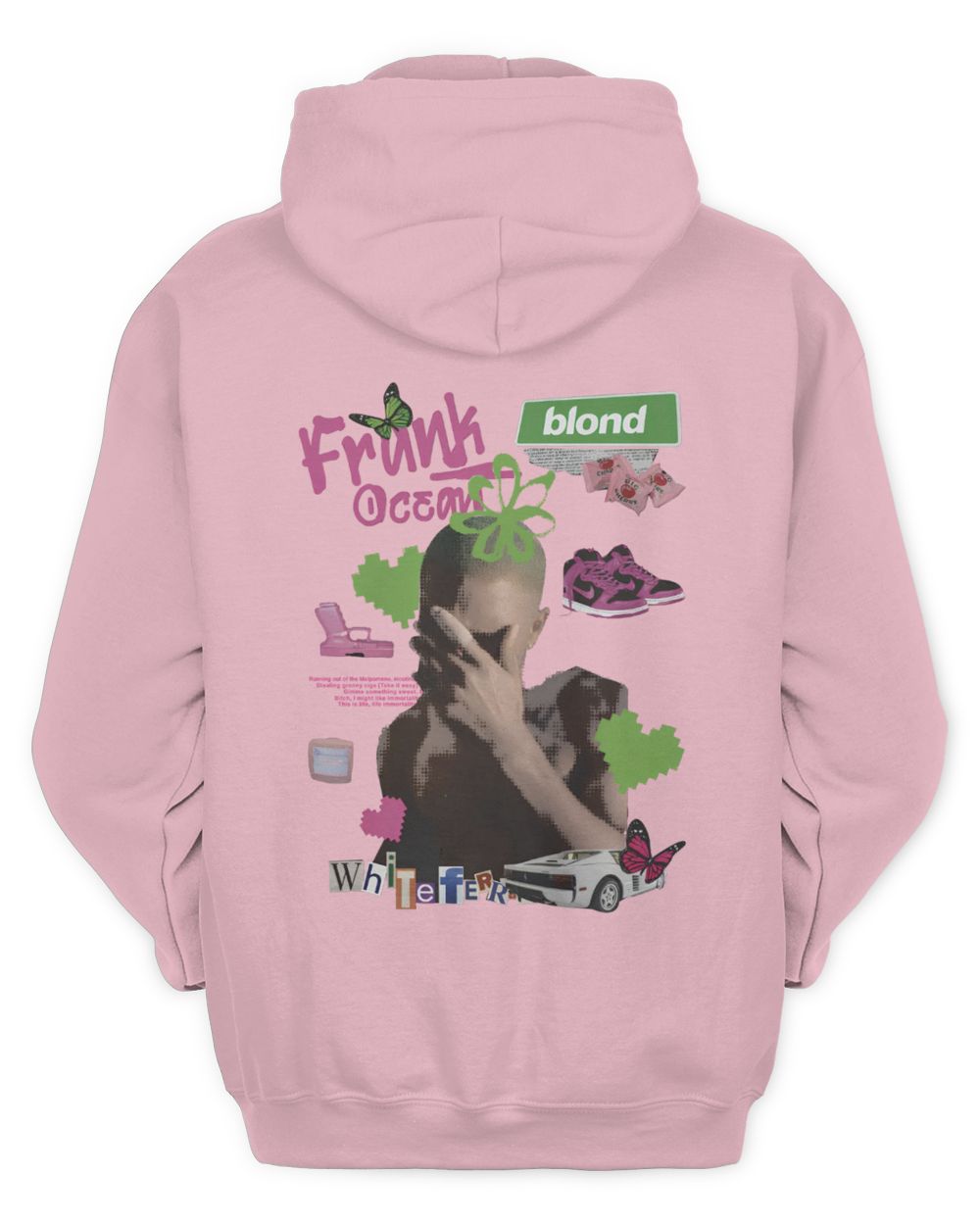 Frank Ocean BLOND Hoodie – Limited Edition Album Merch, Graphic Unisex Hoodie Unisex Hoodie light-pink s