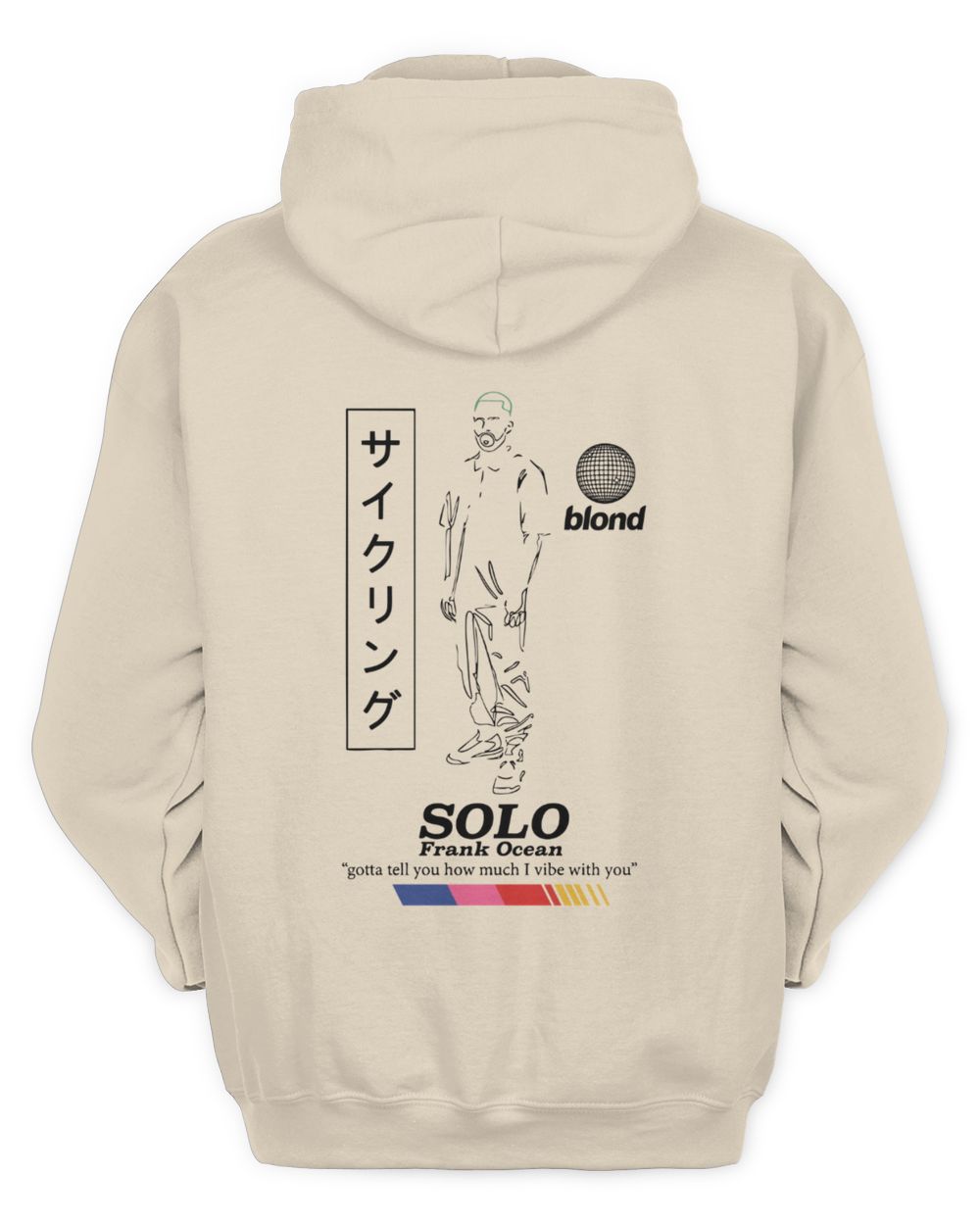 Frank Ocean Solo Hoodie – Blond Album-Inspired Sweatshirt, Ivy Nikes Gift Unisex Hoodie sand s