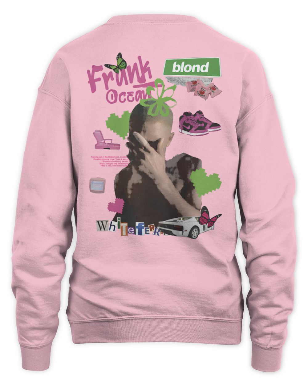 Frank Ocean BLOND Hoodie – Limited Edition Album Merch, Graphic Unisex Hoodie Unisex Sweatshirt light-pink s