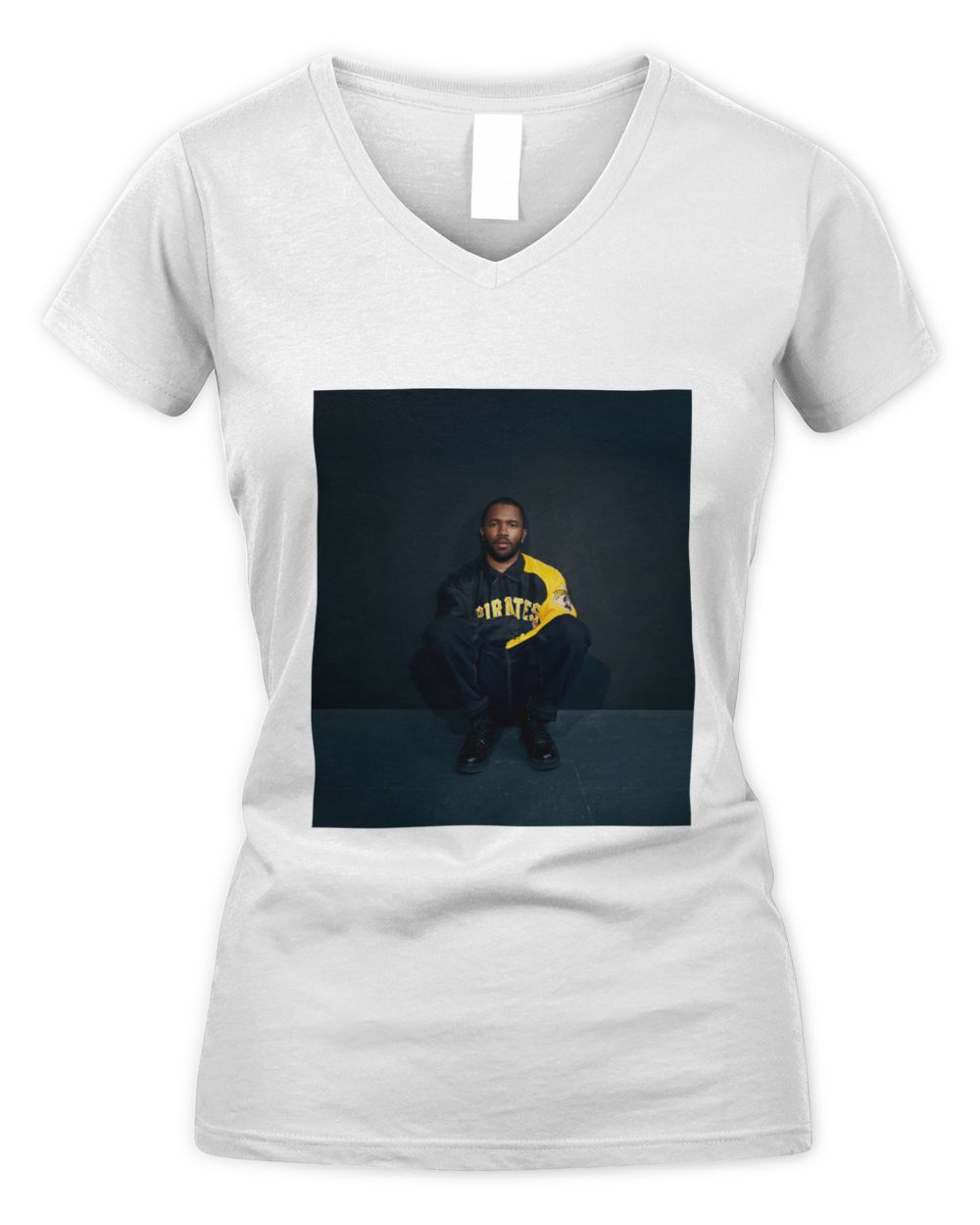 Frank Ocean Crewneck – Lightweight Unisex Blond Album Graphic Sweatshirt Women's V-Neck T-Shirt white s