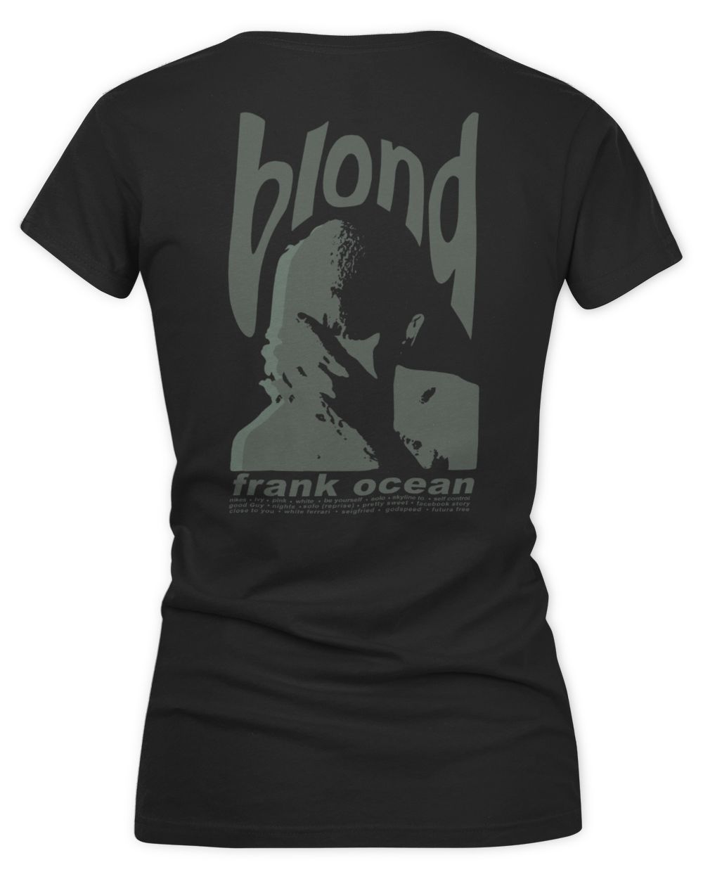 Frank Ocean Inspired Hoodie – Graphic Unisex Rap Concert Sweatshirt Women's V-Neck T-Shirt black s