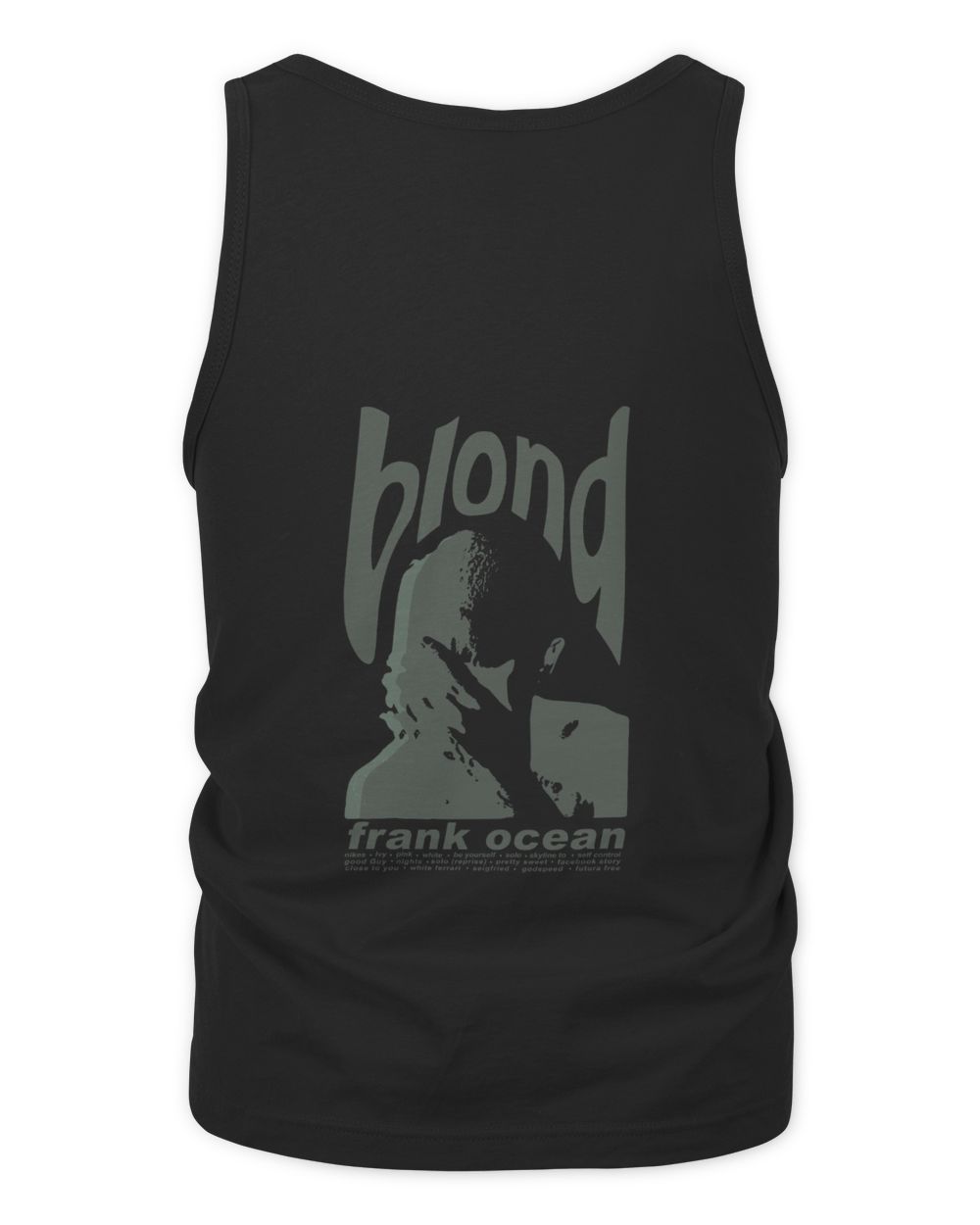 Frank Ocean Inspired Hoodie – Graphic Unisex Rap Concert Sweatshirt Men's Tank Top black s