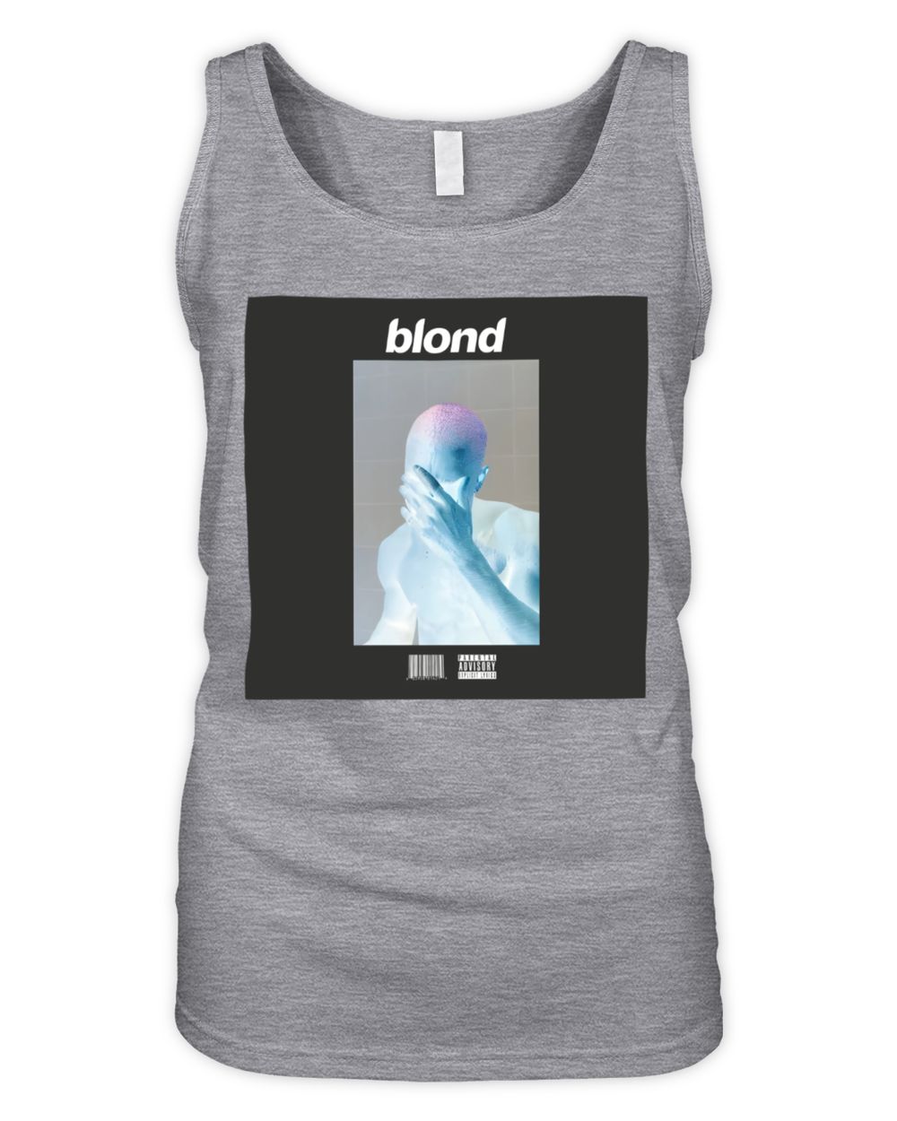 Frank Ocean Blond Album Cover Tee – Inverted Graphic Unisex Softstyle Shirt Women's Tank Top sport-grey s