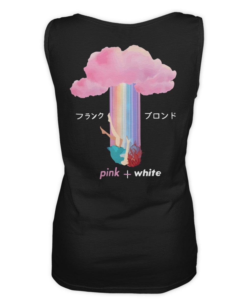 Frank Ocean Blond Hoodie – Pink Vibes Album-Inspired Sweatshirt for Fans Women's Tank Top black s