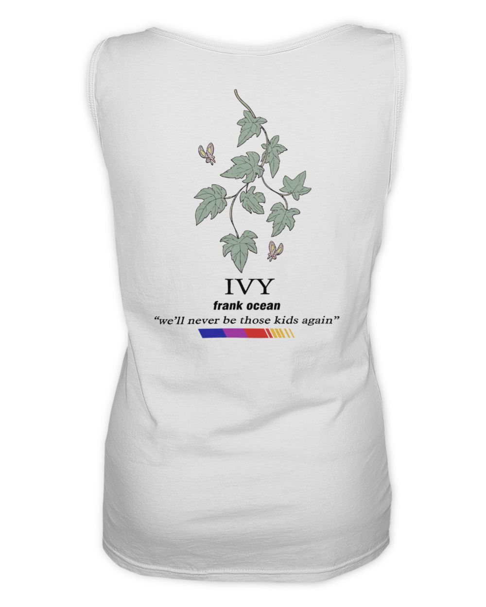 Frank Ocean Blond IVY Hoodie – Inspired Blonded Album Merch, Unisex Sweatshirt Women's Tank Top white s