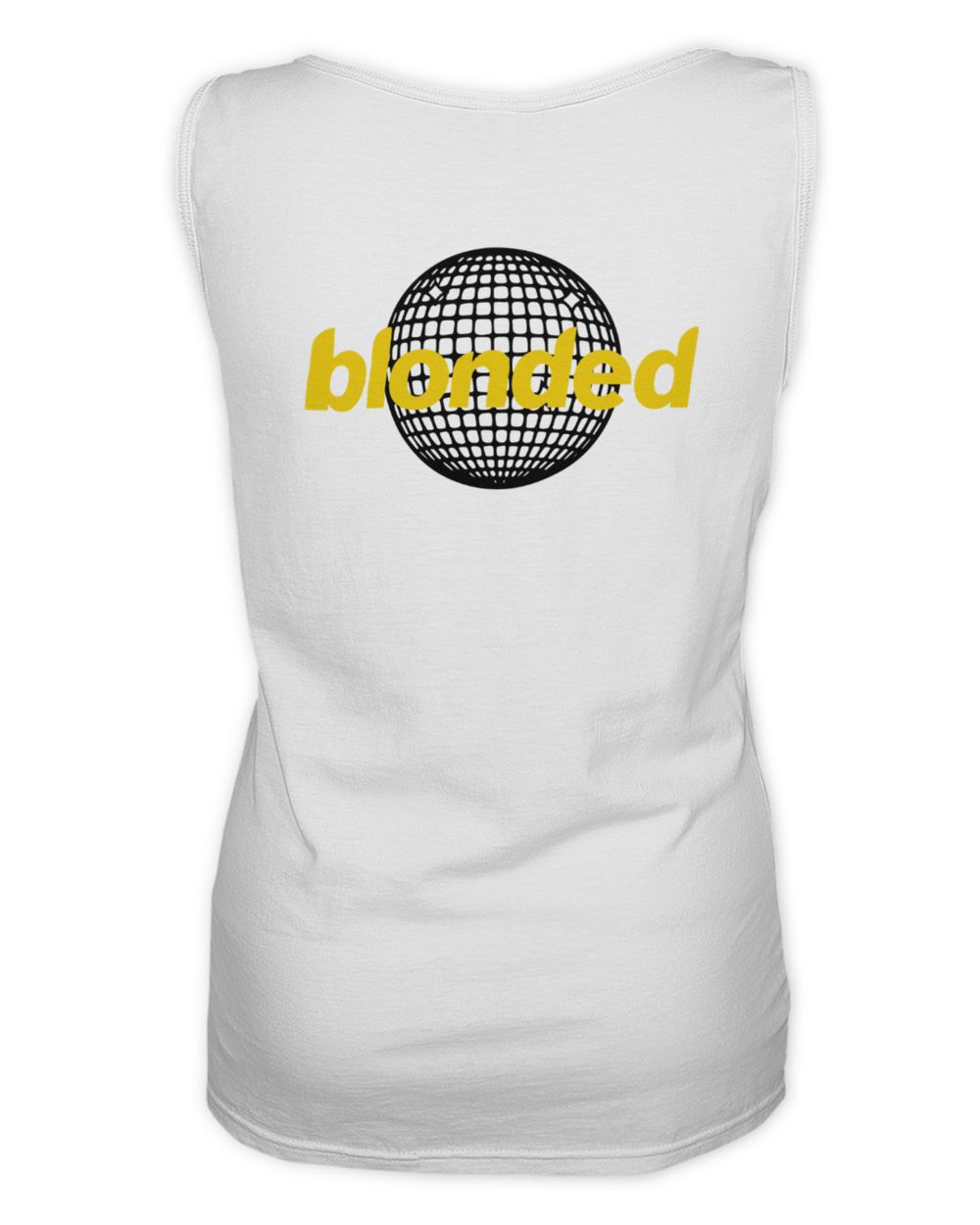 Frank Ocean BLONDED Tee – Vintage Blond Album Merch, Unisex Fan Gift Women's Tank Top white s
