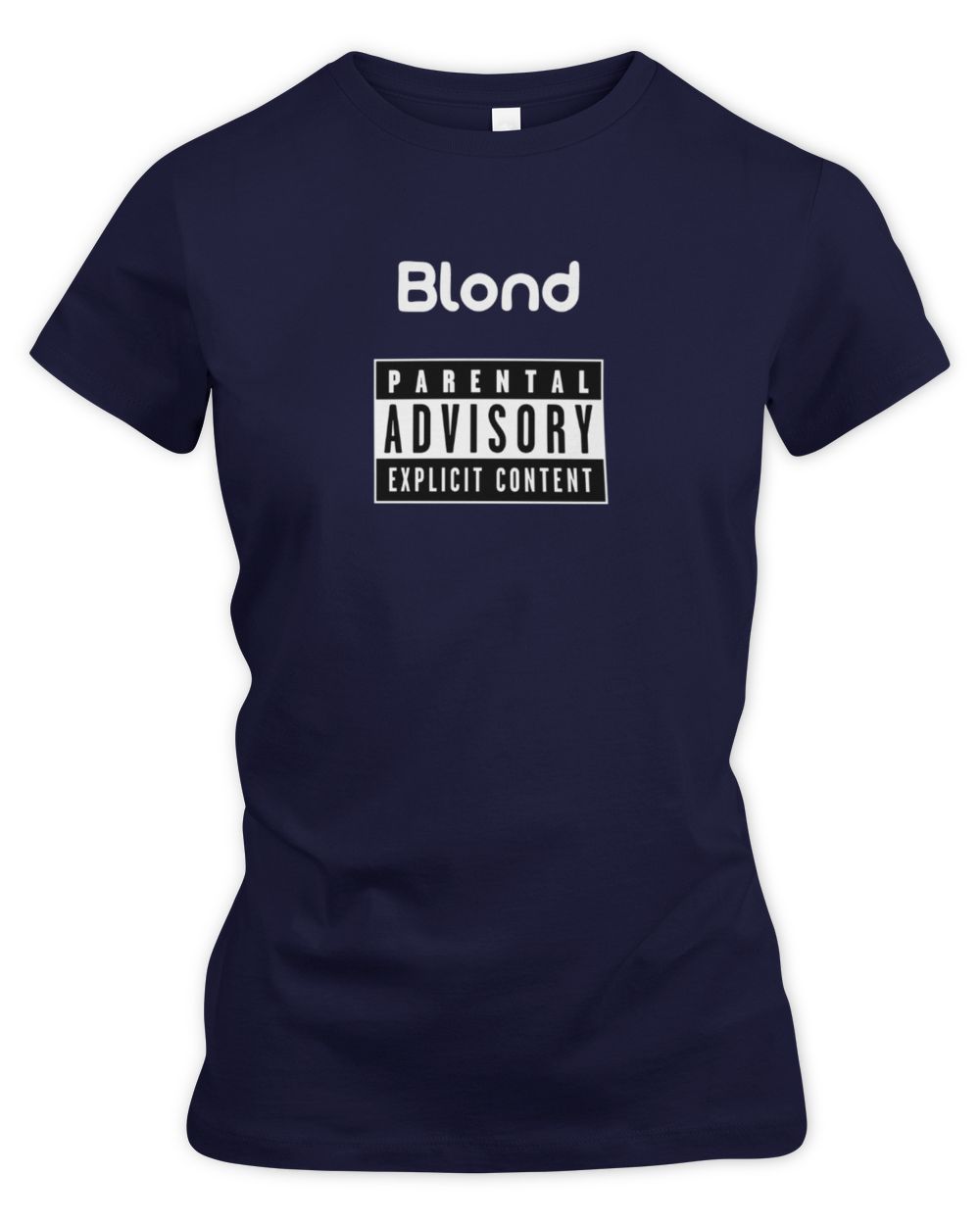 Frank Ocean Hoodie – Minimalist Blond Album Merch, Unisex Streetwear Women's Premium Slim Fit Tee navy s