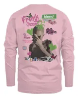 Frank Ocean BLOND Hoodie – Limited Edition Album Merch, Graphic Unisex Hoodie Men's Long Sleeved T-Shirt light-pink s