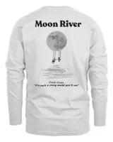 Frank Ocean Blond Moon River Hoodie – Inspired Blonded Album Unisex Sweatshirt Men's Long Sleeved T-Shirt white s