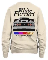 Frank Ocean White Ferrari Hoodie – Blonded Album-Inspired Unisex Sweatshirt Unisex Sweatshirt sand s