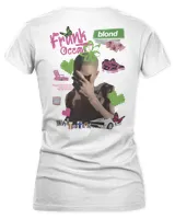 Frank Ocean BLOND Hoodie – Limited Edition Album Merch, Graphic Unisex Hoodie Women's V-Neck T-Shirt white s