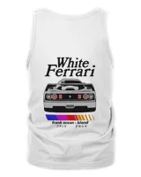 Frank Ocean White Ferrari Hoodie – Blonded Album-Inspired Unisex Sweatshirt Men's Tank Top white s