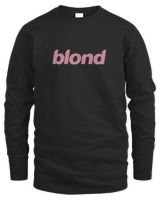 Frank Ocean Blond Hoodie – Pink Vibes Album-Inspired Sweatshirt for Fans Men's Long Sleeved T-Shirt black s