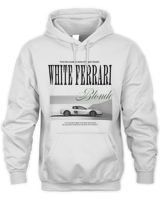 White Ferrari Frank Ocean T-Shirt – Vintage Blond Album Graphic Tee for Fans Unisex Hoodie white s
