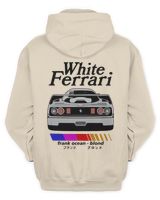 Frank Ocean White Ferrari Hoodie – Blonded Album-Inspired Unisex Sweatshirt Unisex Hoodie sand s