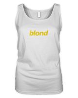 Frank Ocean BLONDED Tee – Vintage Blond Album Merch, Unisex Fan Gift Women's Tank Top white s