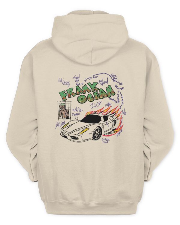 Frank Ocean Blond Hoodie – Inspired Blonded Album Merch, Ivy Nikes Gift
